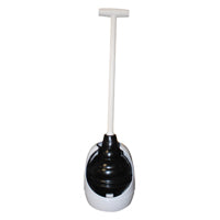 TOILET PLUNGER W/HOLDER