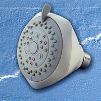 WHITE 3 SETTING SHOWERHEAD