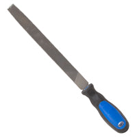 Vulcan JL-F001 File, Flat Profile, Flat Pattern, Double Cut Cut, 3/4 in W Blade, Cushion-Grip Handle