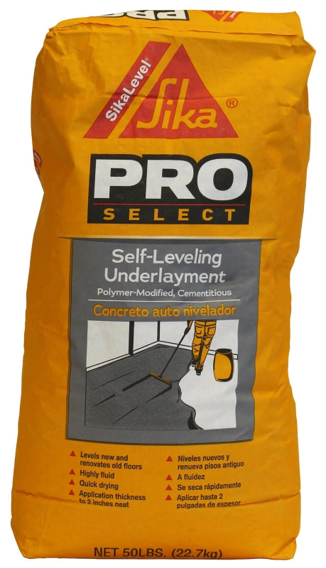 Sika 517004 Cement Underlayment, Gray, Powder, 50 lb, Bag