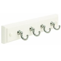 9IN KEY & GADGET RACK WHT CLS