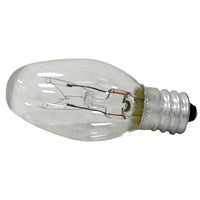 Sylvania 13549 Incandescent Lamp, Clear Lamp, 4 W, Candelabra E12 Lamp Base, C7 Lamp, 16 Lumens, 120 V