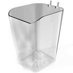 Southern Imperial Visi-Bin RPDMP-404560 Peg Cup, Hybrid Styrene, 4 in L, 4 in W, 6 in H