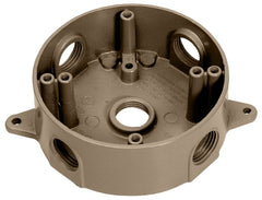3505AB-1 BOX 4IN ROUND WP BRON