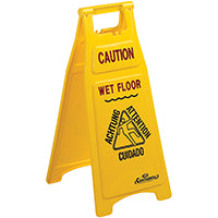 CAUTION WET FLOOR SIGN 26IN