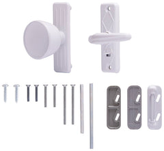 DOOR KNOB LATCH STORM WHITE