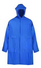 RAIN PARKA BLUE/GREEN LARGE