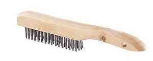 Richard 03251 Wire Brush, 1 in W Brush, Carbon Steel Bristle, 5 in L Handle