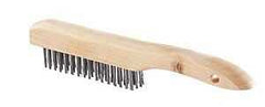 Richard 03251 Wire Brush, 1 in W Brush, Carbon Steel Bristle, 5 in L Handle