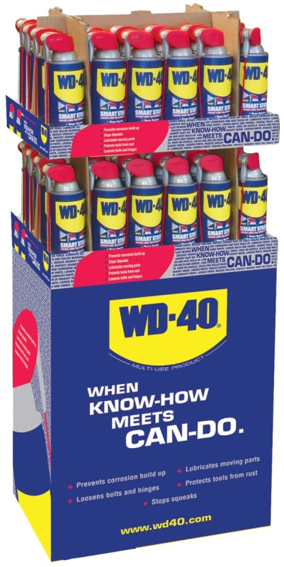 WD-40 SMART STRAW 490047 Lubricant, Multi-Purpose, Petroleum Base, Light Amber, 11 oz Aerosol Can, Liquid