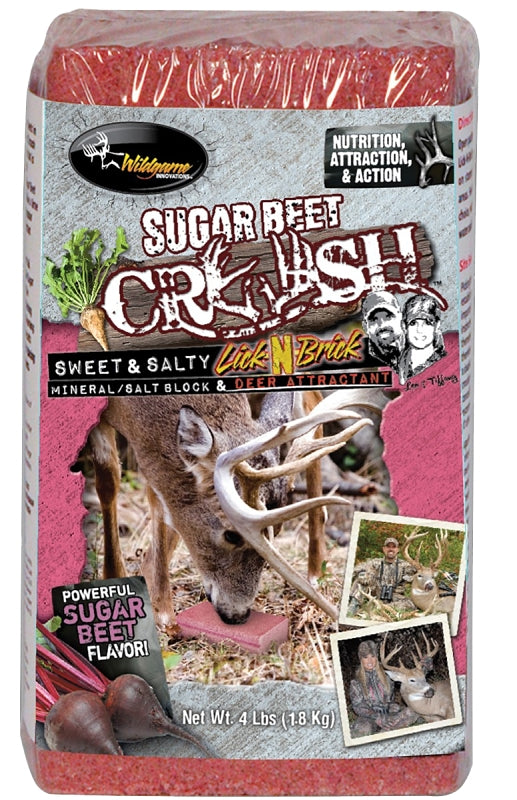 Wildgame INNOVATIONS FG-00015 Sugar Beet Crush Brick, Sugar Beet Flavor, 4 lb