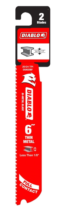 DS0620BF2 BLADE STL 6X20/24TPI