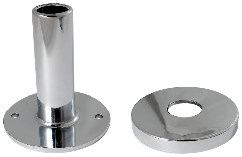 Keeney K857-30 Pipe Cover Tube and Flange, 5/8 in ID, Chrome-Plated