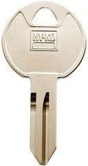 Hy-Ko 11010TM13 Key Blank, Brass, Nickel, For: Trimark Cabinet, House Locks and Padlocks, TM13 Key Number