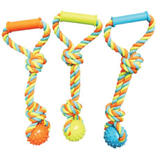 WB15520 TOY PET TUG SPIKE BALL