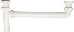 Plumb Pak PP925W End Waste Outlet, 1-1/2 in, Slip-Joint, Plastic, White