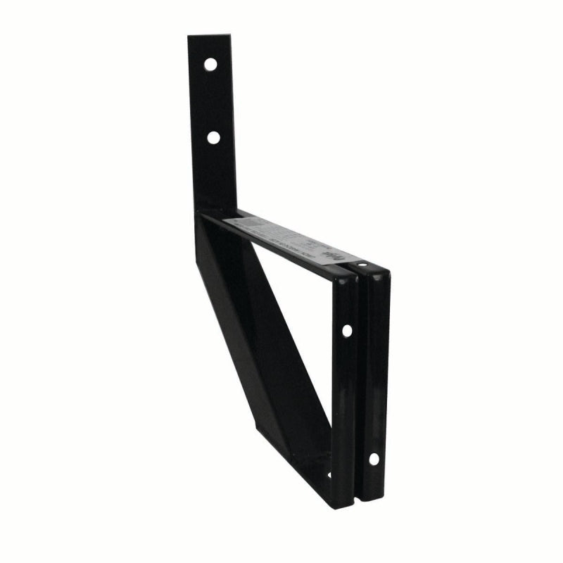 Pylex 13901 Series Stair Riser, 15 in H, 40 mm L, 40 mm W, Steel, Black, Baked Powder-Coated