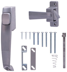 LATCH PUSH BTN ALUM CLOS HNDL