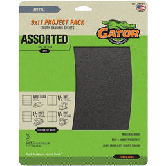 4447 EMERY CLOTH GRIT 9X11 3PK