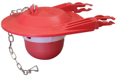 Korky 3060FR Premium Flapper, Specifications: Universal Type, Rubber, Red