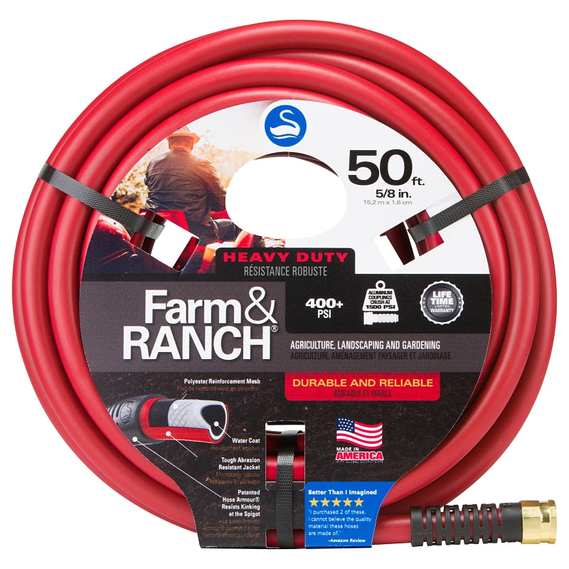 SNFR58050 HOSE RED 5/8INX50FT