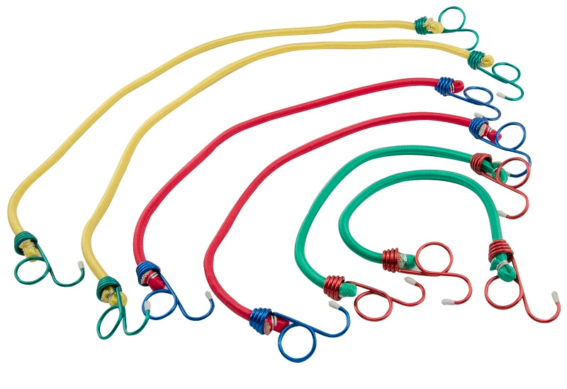 6659 6PK   ASST 9MM CORD BUNGE