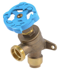 SharkBite 24622LF Garden Valve, 1/2 x 3/4 in Connection, Push-Fit x MHT