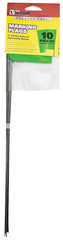 CH Hanson 15067 Stake Flag, Lime, 2-1/2 in W Flag, 3-1/2 in H Flag, 15 in OAH, PVC Flag