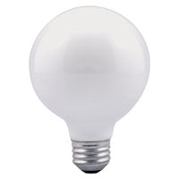 14287 WHT GLOBE BULB 40W G25