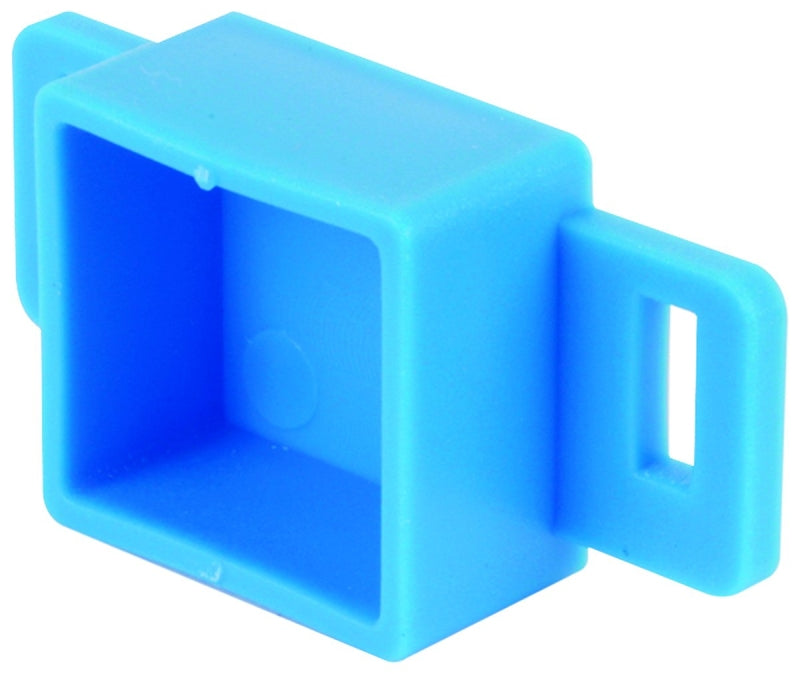 Prime-Line R 7143 Drawer Track Backplate, 15/16 in L, 1 in W, Plastic, Raw