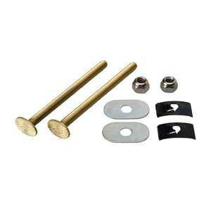 Moen M-Line Series M5840 Toilet Floor Bolt Set, Includes: (2) 1/4 x 3-1/2 in Brass Bolts
