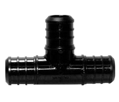 502021 3/4IN TEE BLACK PEX FIT