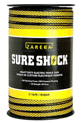 Zareba HDT656YH-Z Electric Fence Tape, Heavy-Duty, Polyethylene, Yellow