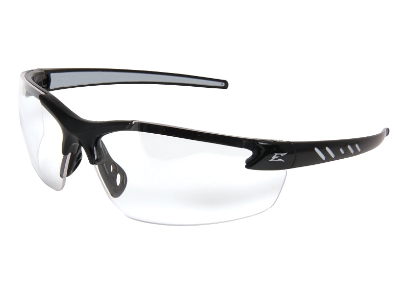 Edge DZ111-1.5-G2 Magnifier Safety Glasses, Black Frame, Polycarbonate Lens, Half Wraparound Frame, Bayonet Temple