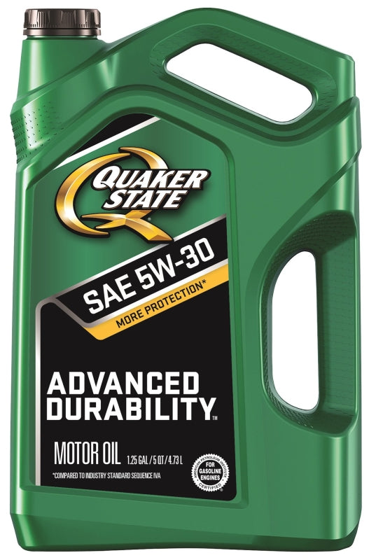 Quaker State Ultimate Durability 550044963 Motor Oil, 5W-30, 5.1 qt Bottle