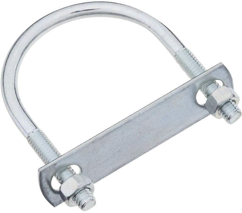 National Hardware N222-182 U-Bolt, 5/16-18 Thread, 1-3/4 in L Thread, Steel, Zinc