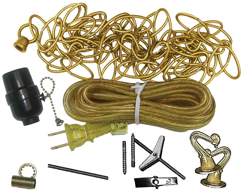 Atron LA702 Swag Lamp Kit, Brass