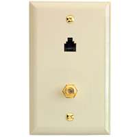 Outlet Phone/Cable W/Jack AMND