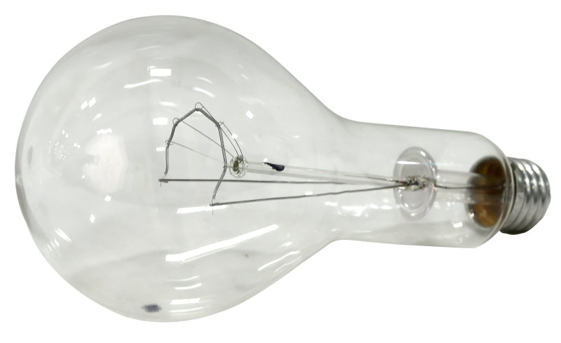 Sylvania 15740 Incandescent Lamp, C-9 Filament, Clear Lamp, 3.75 in Dia x 8.063 in L Dimensions, 300 W, PS30 Lamp