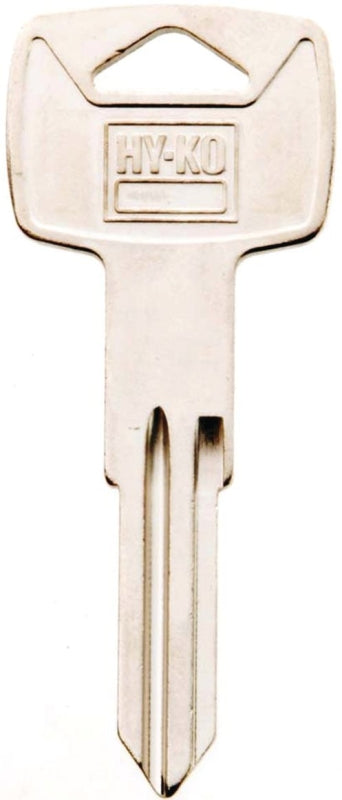Hy-Ko 11010B61 Key Blank, Brass, Nickel, B61 Key Number