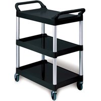 UTILITY CART 20X40IN BLACK