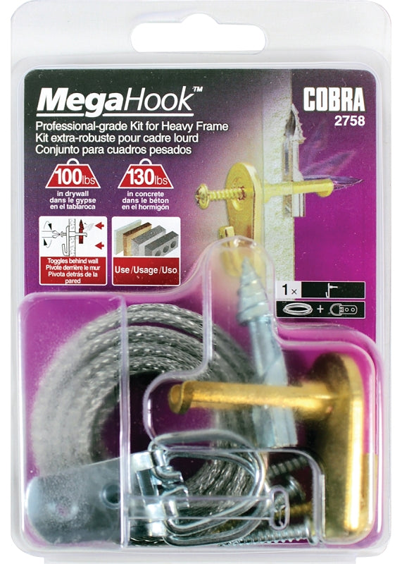 2758 BRASS HOOK MEGAHOOK SET