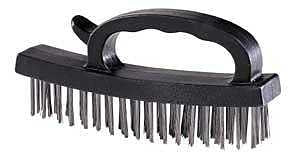 Richard 03255 Wire Brush, Carbon Steel Bristle, 1 in OAL, Wood