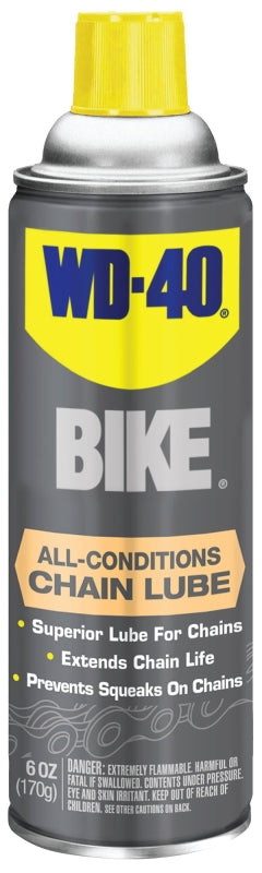 WD-40 390234 Chain Lubricant, 6 oz, Aerosol Can, Liquid