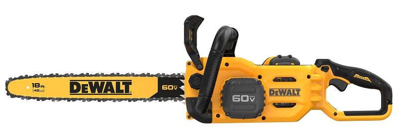 DEWALT DCCS672X1 Brushless Cordless Chainsaw Kit, Battery Included, 3 Ah, 60 V, Lithium-Ion, 17 in Cutting Capacity