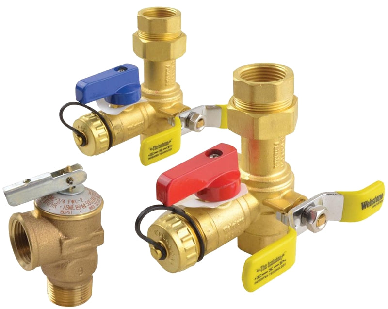 Richmond 0960617 Tankless Service Valve Kit, Brass