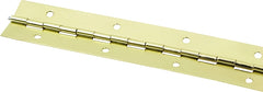 HINGE CONT BRT BRASS 1-1/2X72