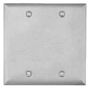 Teddico/Bwf BC-2V Box Cover, 2-Gang, Steel, Gray