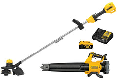 DEWALT DCKO215M1 String Trimmer and Blower Combo Kit, Battery Included, 4 Ah, 20 V, Lithium-Ion