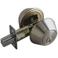 DBL CYL DEADBOLT SS